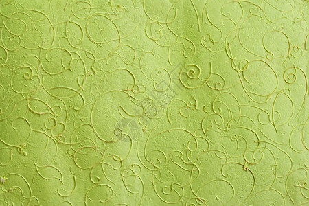 绿色浅绿木莓纸 配有直线木纸浆墙纸棕色古董紧缩笔记手工植物艺术叶子质感背景图片