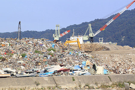 日本东日本大地震灾难恢复 灾后复苏城市损害力量地震救援国家海啸危险图片