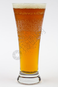 冰冷啤酒饮料气泡烧杯玻璃酒吧酒精黄色金子泡沫生活图片