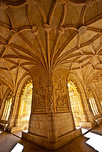 热罗尼姆斯修道院石榴石遗产假期建筑柱子手工旅行回廊世界指令图片