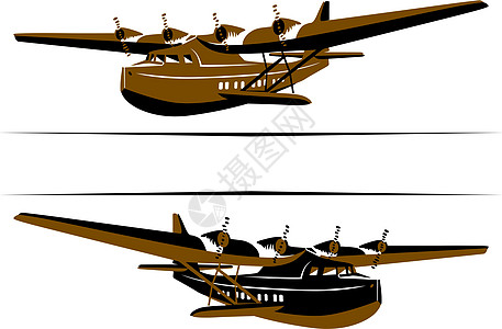 水上飞机反转飞机船设计图片