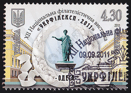 乌克兰邮政邮戳收藏信封明信片框架艺术边界模版船运边缘旅行图片