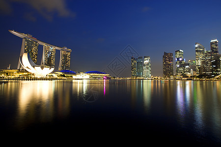 新加坡天线日落景观中心旅游天空商业场景码头建筑城市图片