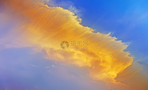 天日日落背景图片金子蓝天蓝色环保空气质量图片
