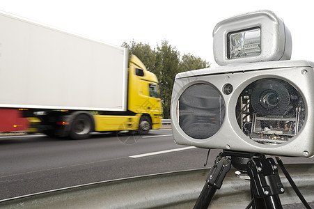 速度照相机闪光交通相机犯罪道路安全卡车光学警察控制图片