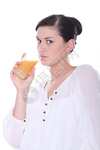 布朗特饮橙汁图片