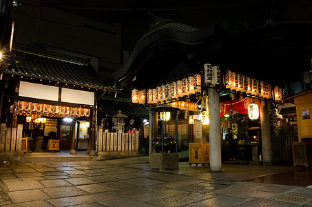 寺庙苔藓建筑街道佛教徒宗教入口城市生活灯笼石头图片