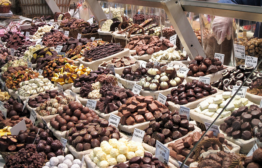 果美巧克力市场可可美食甜点店铺杂货店食品摊位场地糕点图片