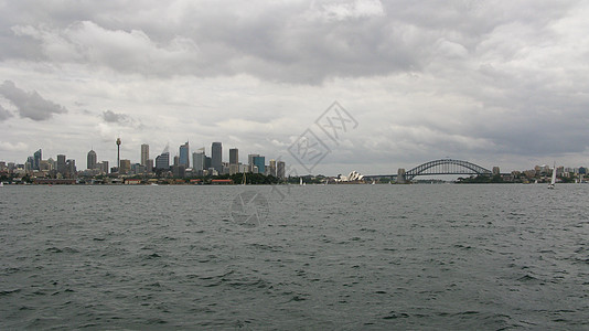 悉尼港建筑学天空摩天大楼房子旅游生活场景蓝色地标城市图片