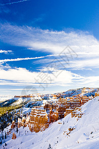 国家公园 冬季 美国犹他州犹他州地质风景侵蚀世界地质学旅行位置峡谷岩石外观图片