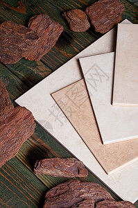 陶瓷瓷砖文化日志棕色叶子四物桌子釉面砖制品图片