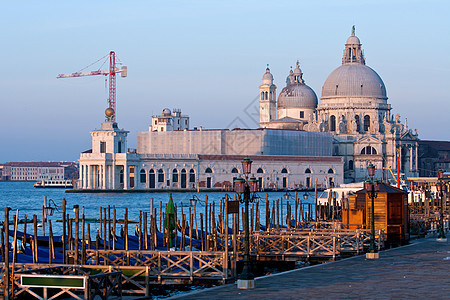 大运河意大利威尼斯旅游教会码头城市旅行橙子缆车起重机大教堂宗教图片