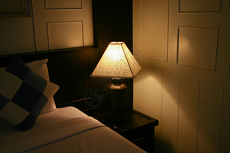 旅馆住宿和夜宿餐桌背景图片