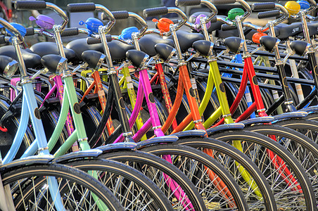 自行车hdr街道周期交通特丹车轮驾驶轮子背景图片