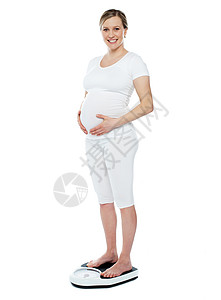 孕妇体重的测量值;图片