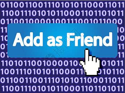 添加为朋友键盘蓝色扇子全球社会手指钥匙光标互联网博客图片