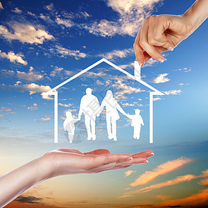 家庭和住房抵押父亲商业贷款财产生活棕榈父母女士建筑学图片