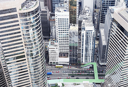 香港街建筑市中心场景运输生活蓝色建筑学景观街道车道图片