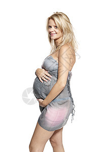 孕妇的肖像母亲幸福家长肚子女士女人女性头发腹部成人图片