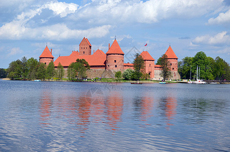 立陶宛特拉凯城堡加尔韦湖图片