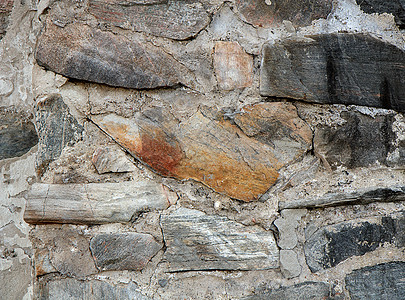石墙砂浆石工建筑砂岩棒子建筑学鹅卵石石头玉米背景图片