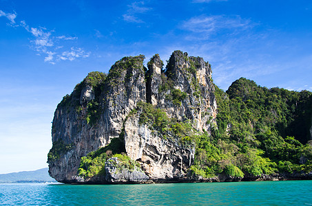 色斯兰情调风景海岸海岸线太阳天堂悬崖蓝色海滩天空图片