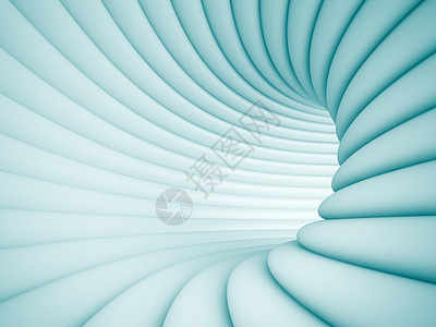 A 背景摘要墙纸技术管子建筑学创造力走廊白色卷曲圆圈插图图片