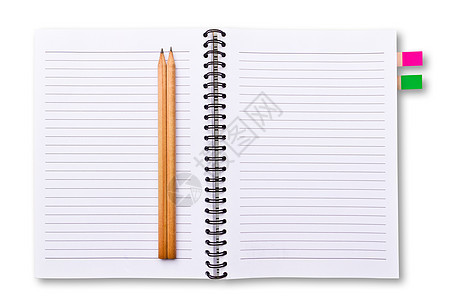 白笔记本和铅笔笔记木炭家庭作业文凭文档办公室大学学习考试学生图片