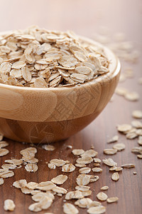 Oat 薄片饮食木头燕麦白色玉米片谷物食物玉米营养美食图片
