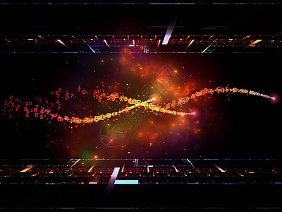 迈向数字技术组织墙纸插图边界黑色计算几何学网格代码作品科学图片