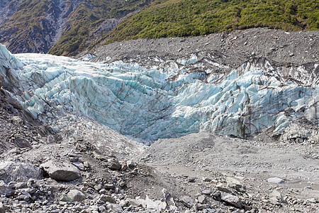 新西兰南岛气候变化冰景气候荒野冰川悬崖裂缝生态环境高山图片