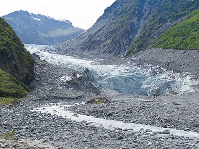 新西兰南岛全球生态冰景狐狸冰川荒野高山气候悬崖气候变化图片