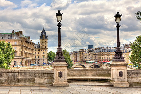 巴黎城市景色 庞特纽夫图片