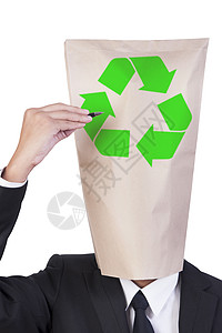 商务人士封面头套装个性绿色白色写作男性领带成人绘画回收图片