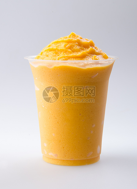 芒果酸奶 牛奶奶昔 孤立在白色上饮食奶油稻草奶制品甜点活力水果菜单营养酸奶图片