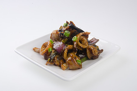 蔬菜肉类鱿鱼蔬菜盘子乌贼低脂肪洋葱棕褐色美食食物食谱平底锅背景