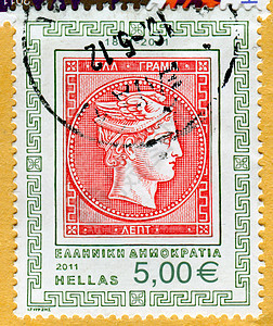 赫米斯宗教信封男性男人耳朵集邮上帝古董神话邮票图片