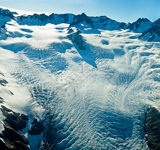 福克斯冰川新西兰上层福克斯冰冰川组织(Fox Glacier)背景