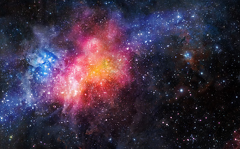 深外层空间星云气云气体天文学场地星星星空天空插图图片