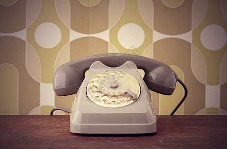 旧电话听筒器具古董商业复兴呼叫拨号服务全球乡愁图片