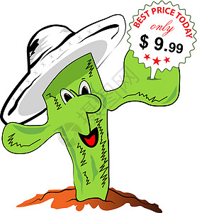 Cactus 价格人插图图片