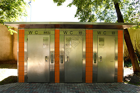自动自动厕所房间城市设施壁橱民众公园生活卫生图片