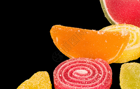 水果糖果糖豆蜜饯口香糖水平果味甜点背景图片