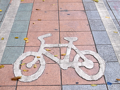 自行车符号条纹说明指标车道旅行交通模版街道人行道操作图片