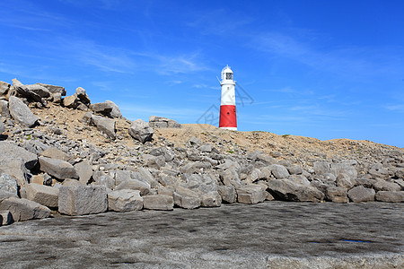 波特兰比尔光楼地标建筑学海洋旅游海岸线警告风景天空蓝色白色图片