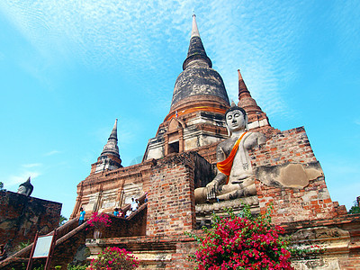 泰国纪念碑公园佛塔文化历史性宝塔寺庙雕塑遗产旅行图片