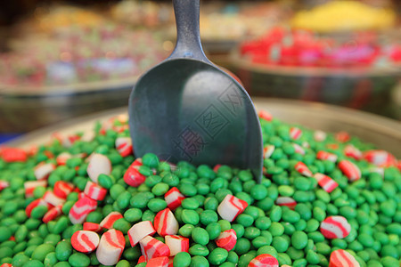 糖果店糖果细节的详情销售珠子甜点市场店铺小吃蓝色泻药食物安慰图片