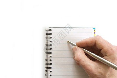 手与笔笔记就业铅笔笔记本素描文档报告写作计划手指图片