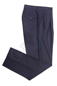 裤子 裤子在背景上纺织品男人褶皱棉布休闲裤蓝色运动孩子海军服装图片