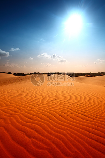 沙漠地区旅游波纹橙子沙漠干旱口渴旅行地形游客寂寞图片